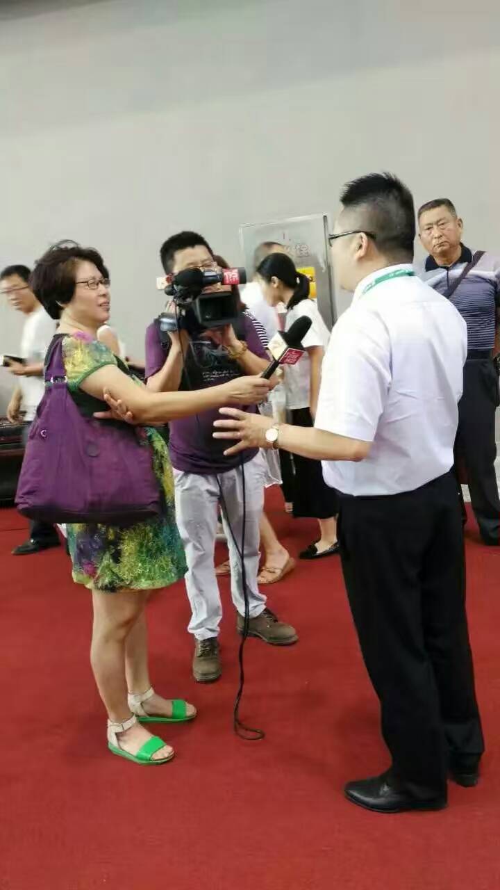广东电视台正在采访小蝌蚪视频下载污化工总经理张总